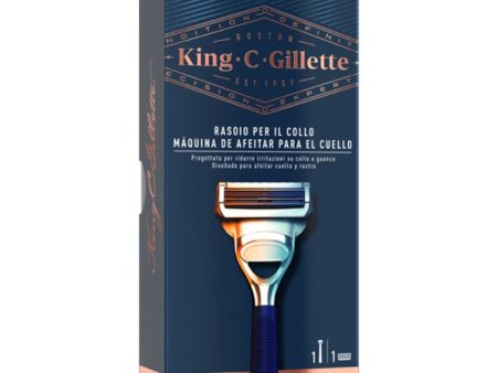 Gillette - King C Gillette - Rasoio Per Il Collo - Máquina De Afeitar Para El Cuello Online Sale