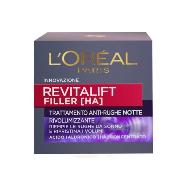 L Oréal Paris - Revitalift Filler [HA] - Trattamento Anti-Rughe Rivolumizzante - Notte Fashion