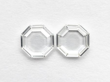 0.98cttw 2pc 5.46x5.46x1.38mm 5.49x5.44x1.46mm VVS G-I Octagon Portrait Cut Matching Pair 19854-51 Online