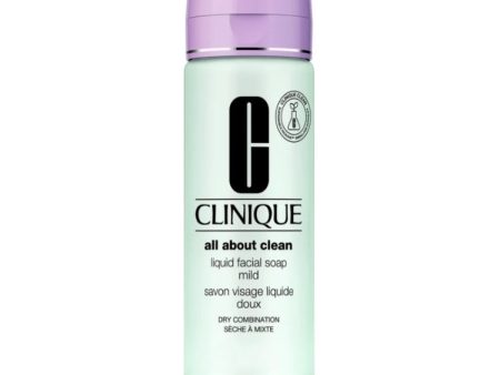 Clinique - All About Clean - Liquid Facial Soap Mild - Savon Visage Liquide Doux - Dry Combination Sèche À Mixte Discount