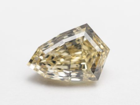 3.00ct 11.15x7.72x5.27mm VS1 Fancy Brownish Yellow Shield Step Cut 🇨🇦 21831-01 Discount