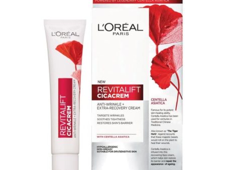 L Oréal Paris - Revitalift Cica Cream - Anti-Wrinkle + Extra-Recovery Cream on Sale