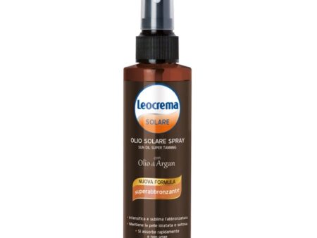 Leocrema - Solare - Olio Solare Spray - Con Olio Di Argan - Super Abbronzante Hot on Sale