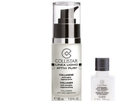 Collistar - Linea Uomo - Attivi Puri - Collagene Antirughe Rigenerante - Collagen Anti-Wrinkle Regenerating - Collagene Anti-Rides Régènérant - Contiene Mini Dopobarba Pelli Sensibili Sale