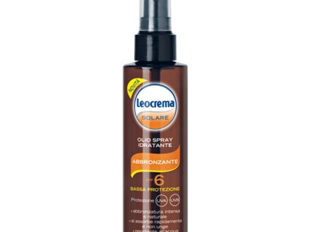 Leocrema - Solare - Olio Spray Idratante - Abbronzante - SPF 6 Supply