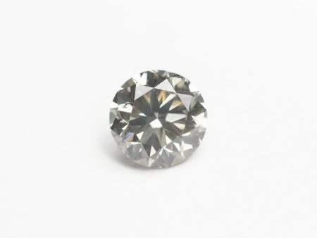 0.60ct 5.14x5.12x3.50mm Fancy Grey Round Brilliant 18968-17 For Cheap