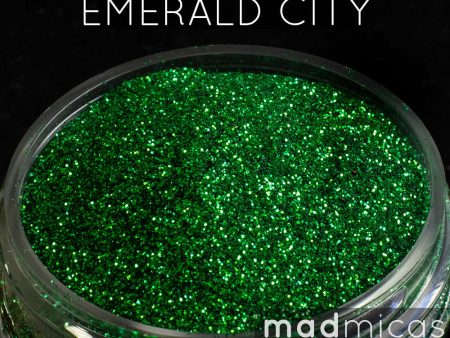 Emerald City Green Glitter Fashion