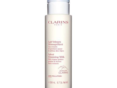 Clarins - Lait Velours Démaquillant Aux Extraits De Gentiane Jaune & Mélisse Des Alpes - Velvet Cleansing Milk - With Alpine Golden Gentian & Lemon Balm Extracts Online Hot Sale