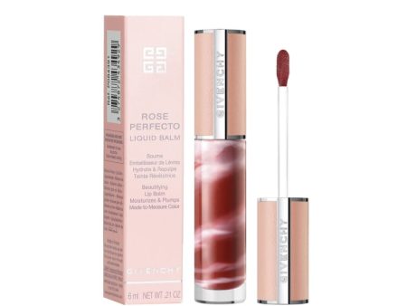 Givenchy - Rose Perfecto - Liquid Balm - Baume Embellisseur De Lèvres Hydrate & Repulpe Teinte Révélatrice - Beautifying Lip Balm Moisturizes & Plumps Made-To-Mesure Color Supply