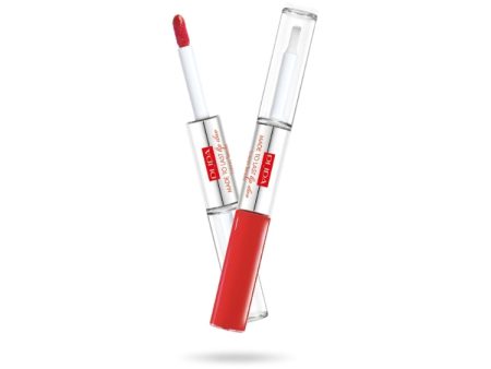 Pupa - Made To Last - Lip Duo - Rossetto Liquido Colore & Topcoat Waterproof Lunga Tenuta Online now