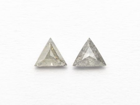 0.25cttw 2pc 3.93x3.46x1.84mm 4.05x3.48x1.48mm Triangle Rosecut Matching Pair 24471-01 Hot on Sale