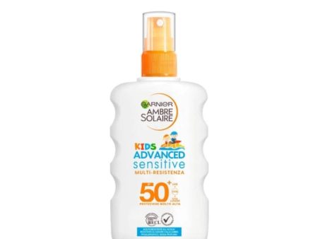 Garnier - Ambre Solaire - Kids Advanced Sensitive - Multi-Resistenza - IP 50+ - Protezione Molto Alta Supply