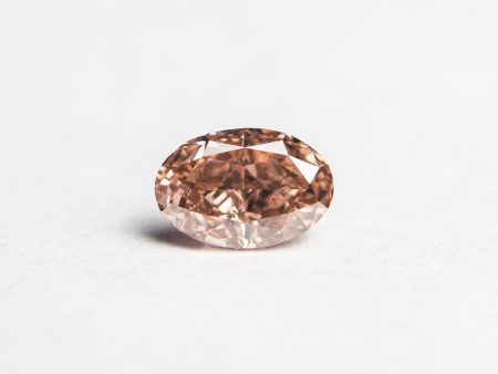 0.50ct 5.89x3.98x2.71mm GIA SI2 Fancy Deep Brownish Orangy Pink Oval Brilliant 🇦🇺 24163-01 Hot on Sale