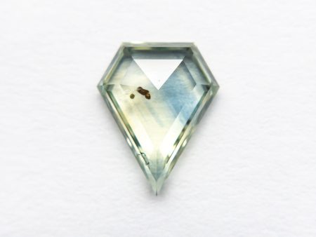 1.36ct 9.08x7.23x 2.51mm Shield Rosecut Sapphire 22434-08 Sale