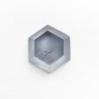 2.33ct 9.24x8.04x2.90mm Hexagon Slab Sapphire 22221-02 Hot on Sale