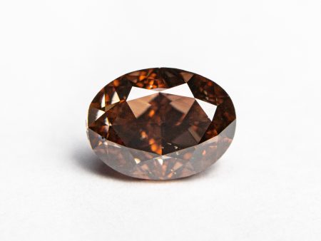 1.50ct 7.69x5.74x4.16mm GIA SI1 Fancy Deep Brown-Pink Oval Brilliant 🇦🇺 24161-01 Online Sale