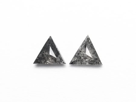 0.25cttw 2pc 3.54x4.06x1.51mm 4.31x3.59x1.54mm Triangle Rosecut Matching Pair 24488-01 For Cheap