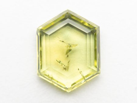 2.59ct 10.06x7.65x2.77mm Hexagon Portrait Cut Sapphire 21603-16 For Sale