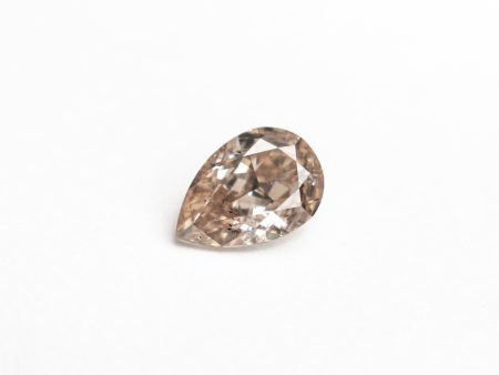 0.45ct 6.05x4.10x2.54mm SI2 Fancy Brownish Pink Pear Brilliant 19920-01 For Cheap