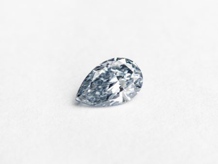 0.21ct 5.08x3.27×1.87mm GIA SI1 Fancy Blue Pear Brilliant 24133-01 Online Hot Sale