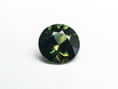 1.38ct 6.76x6.65x4.18mm Round Brilliant Sapphire 23806-15 For Sale