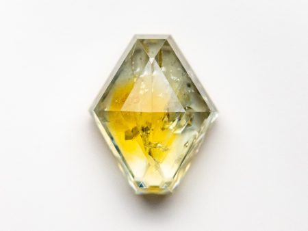 1.56ct 8.08x6.42x3.50mm Yellow-Green Hexagon Rosecut Sapphire 22434-103 Cheap