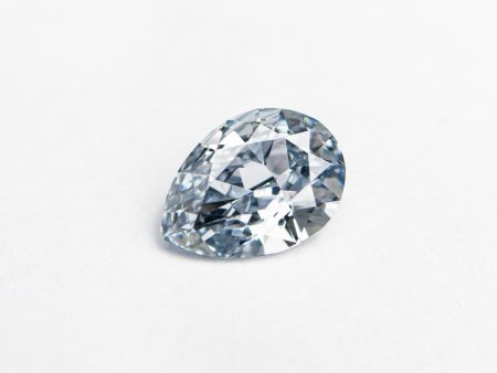 0.41ct 6.28x4.48x2.33mm GIA SI1 Fancy Intense Blue Pear Brilliant 24136-01 For Discount