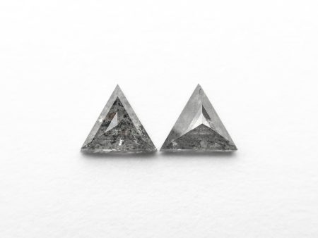 0.35cttw 2pc 4.07x3.55x2.04mm 4.10x3.55x1.80mm Triangle Rosecut Matching Pair 24486-01 Hot on Sale