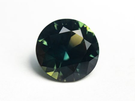 2.94ct 8.90x8.84x5.32mm Round Brilliant Sapphire 25720-01 on Sale