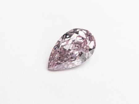 0.50ct 6.68x4.07x2.65mm GIA SI2 Fancy Purplish Pink Pear Brilliant 🇦🇺 24125-01 Hot on Sale