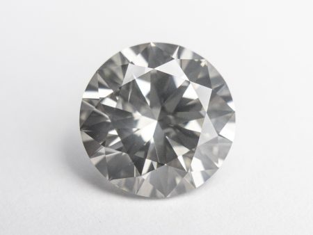 2.52ct 8.88x8.86x5.26mm SI2 Fancy Grey Round Brilliant 18867-01 Hot on Sale