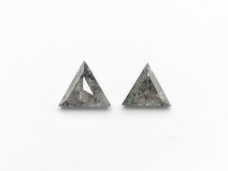 0.30cttw 4.32x3.78x1.74mm 4.09x3.55x1.67mm Triangle Rosecut Matching Pair 24463-01 For Cheap