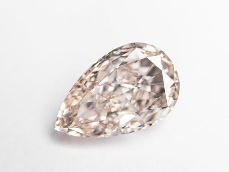 1.61ct 9.36x5.89x3.89mm GIA Internally Flawless Fancy Light Brownish Pink Pear Brilliant 24160-01 Online Hot Sale