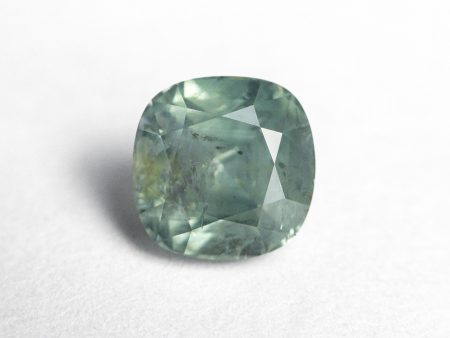 2.45ct 6.92x6.88x5.71mm Cushion Brilliant Sapphire 23672-15 For Sale