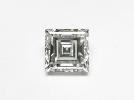 0.84ct 5.39x5.39x3.12mm GIA H VS2 Carré Step Cut 23034-01 Online Hot Sale