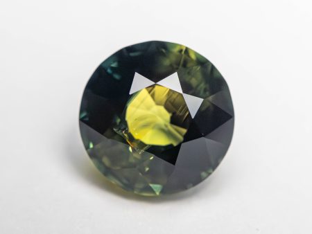 2.63ct 7.99x7.92x5.33mm Round Brilliant Sapphire 23495-03 For Sale