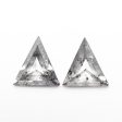 1.01cttw 2pc 6.73x6.40x2.21mm 6.65x6.31x1.82mm Triangle Rosecut Matching Pair 21869-11 Online Hot Sale