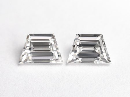 1.02cttw 2pc 6.09x4.06x2.56mm 6.13x4.00x2.62mm VS1+ G Trapezoid Step Cut Matching Pair 25533-01 Supply