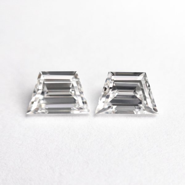 1.02cttw 2pc 6.09x4.06x2.56mm 6.13x4.00x2.62mm VS1+ G Trapezoid Step Cut Matching Pair 25533-01 Supply