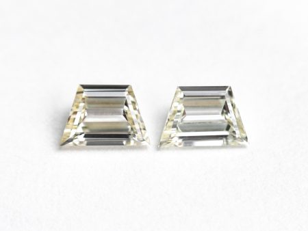 0.59cttw 2pc 5.22x3.48x1.97mm 5.30x3.46x1.81mm VVS2 VS1 M-N Trapezoid Step Cut Matching Pair 25516-01 For Cheap