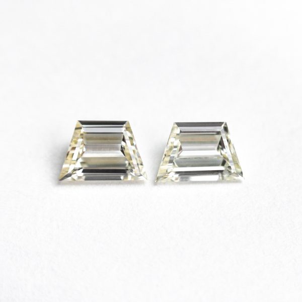 0.59cttw 2pc 5.22x3.48x1.97mm 5.30x3.46x1.81mm VVS2 VS1 M-N Trapezoid Step Cut Matching Pair 25516-01 For Cheap